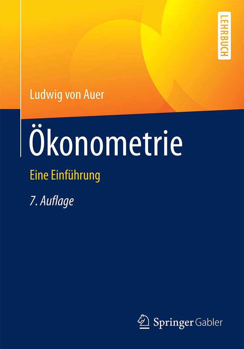 Ökonometrie Law Books