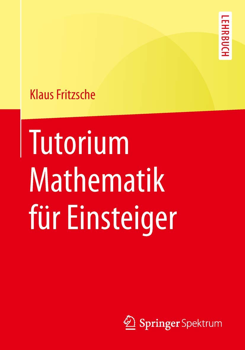 Product Image: Tutorium Mathematik für Einsteiger
