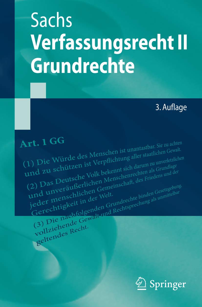Verfassungsrecht II - Grundrechte Law