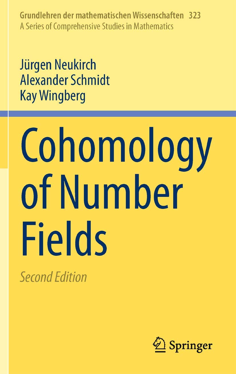 Cohomology of Number Fields book