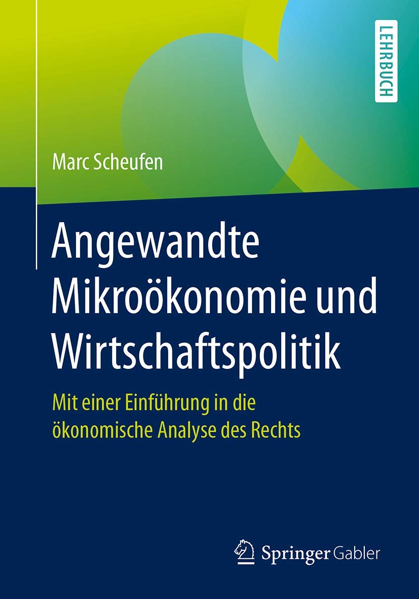 Angewandte Mikroökonomie und Wirtschaftspolitik Law