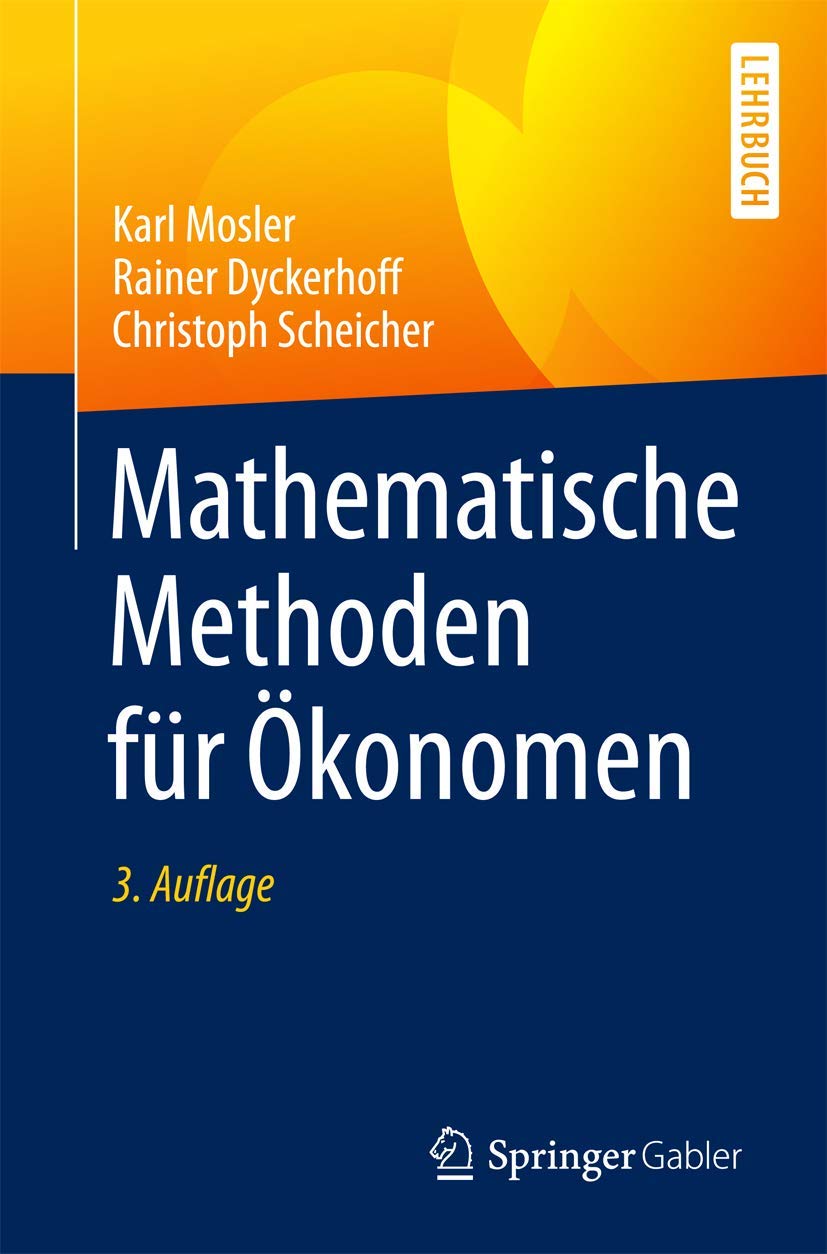 Mathematische Methoden für Ökonomen Law