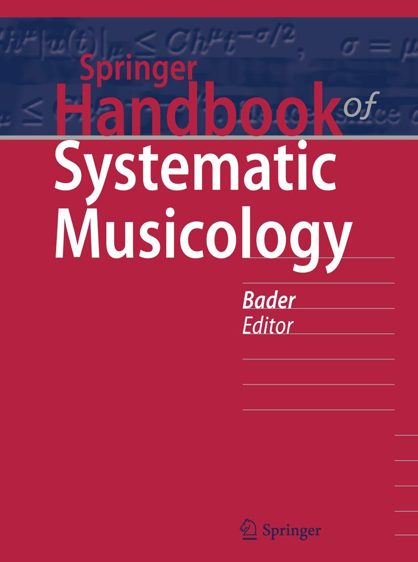Springer Handbook of Systematic Musicology book