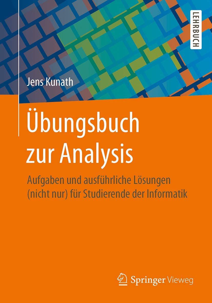 Product Image: Übungsbuch zur Analysis