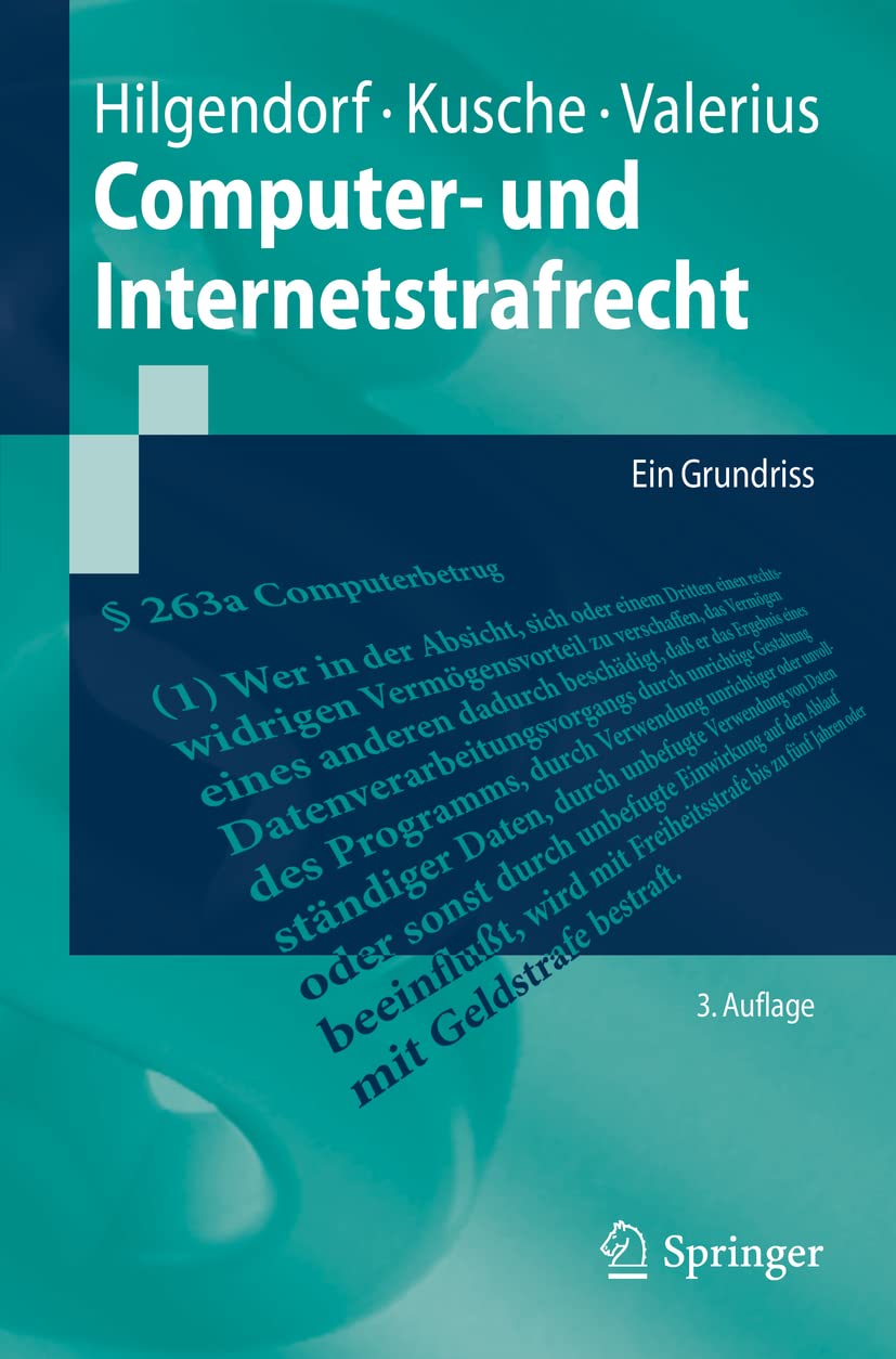 Computer- und Internetstrafrecht: Ein Grundriss (Springer-Lehrbuch) Law