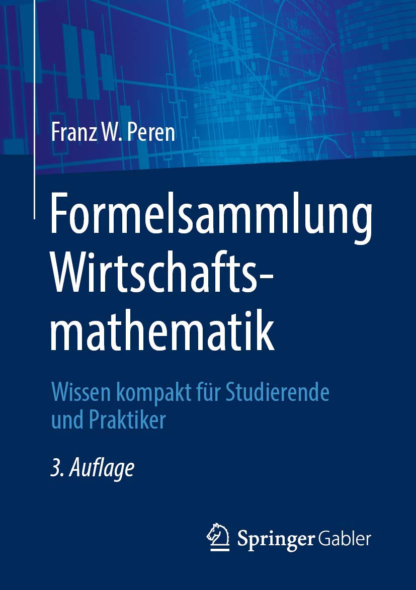 Formelsammlung Wirtschaftsmathematik Law