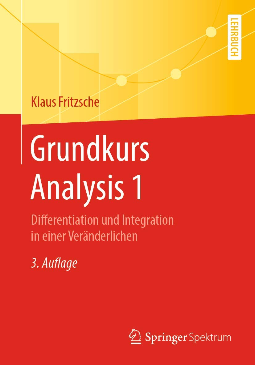 Product Image: Grundkurs Analysis 1