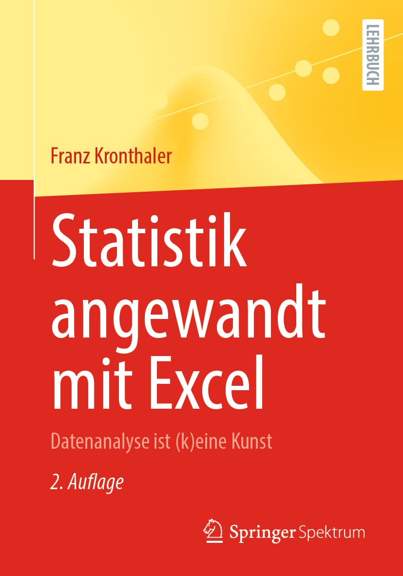 Statistik angewandt mit Excel Computer Science Books
