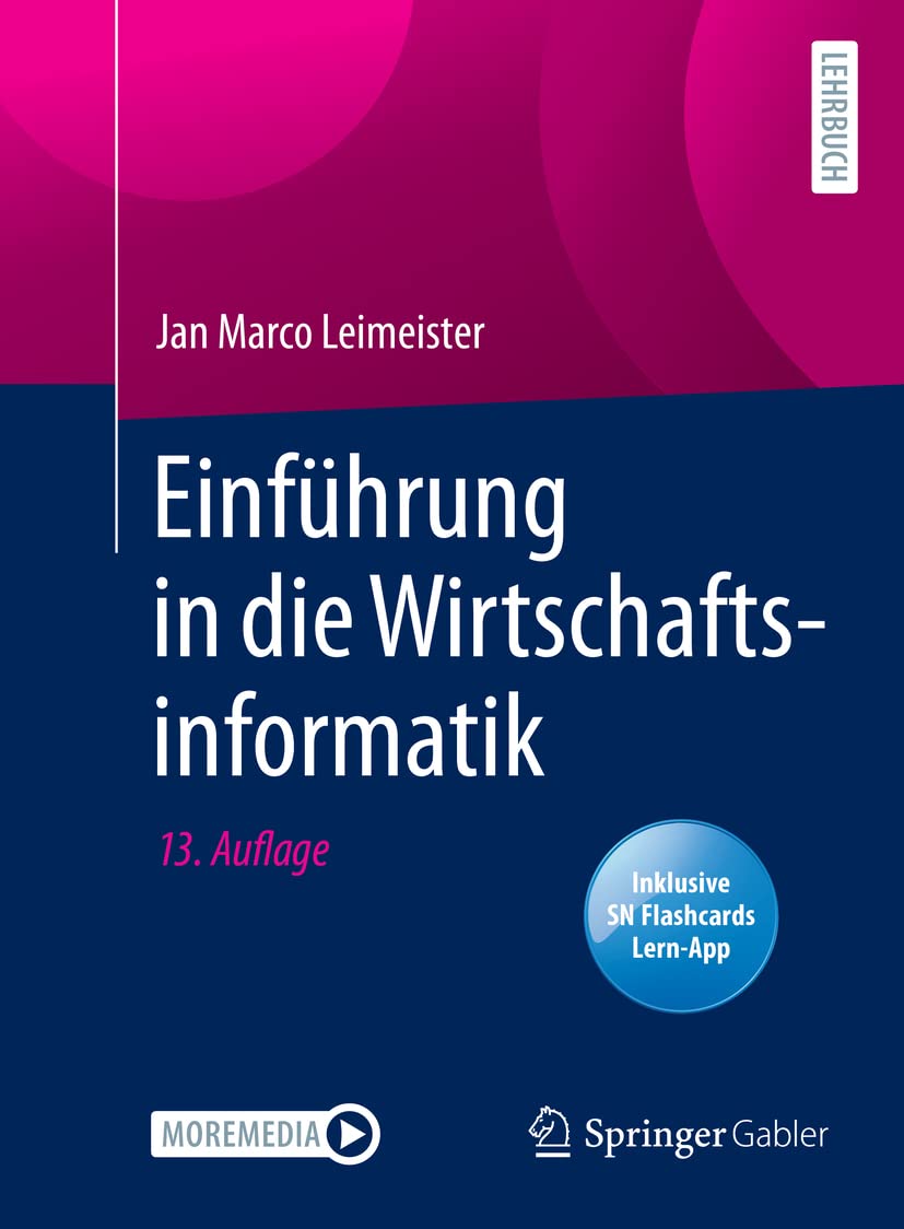Product Image: Einführung in die Wirtschaftsinformatik