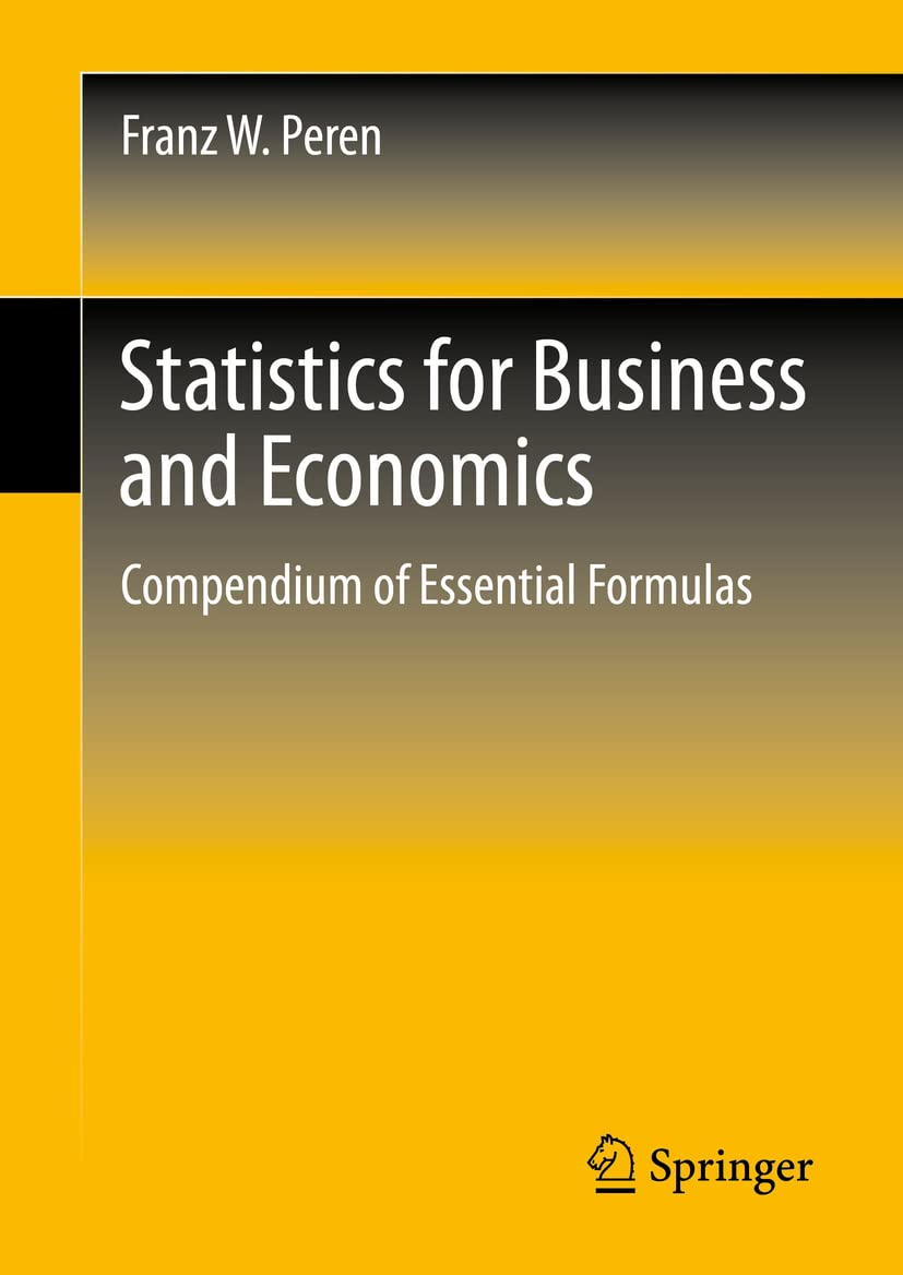 Statistics for Business and Economics Law
