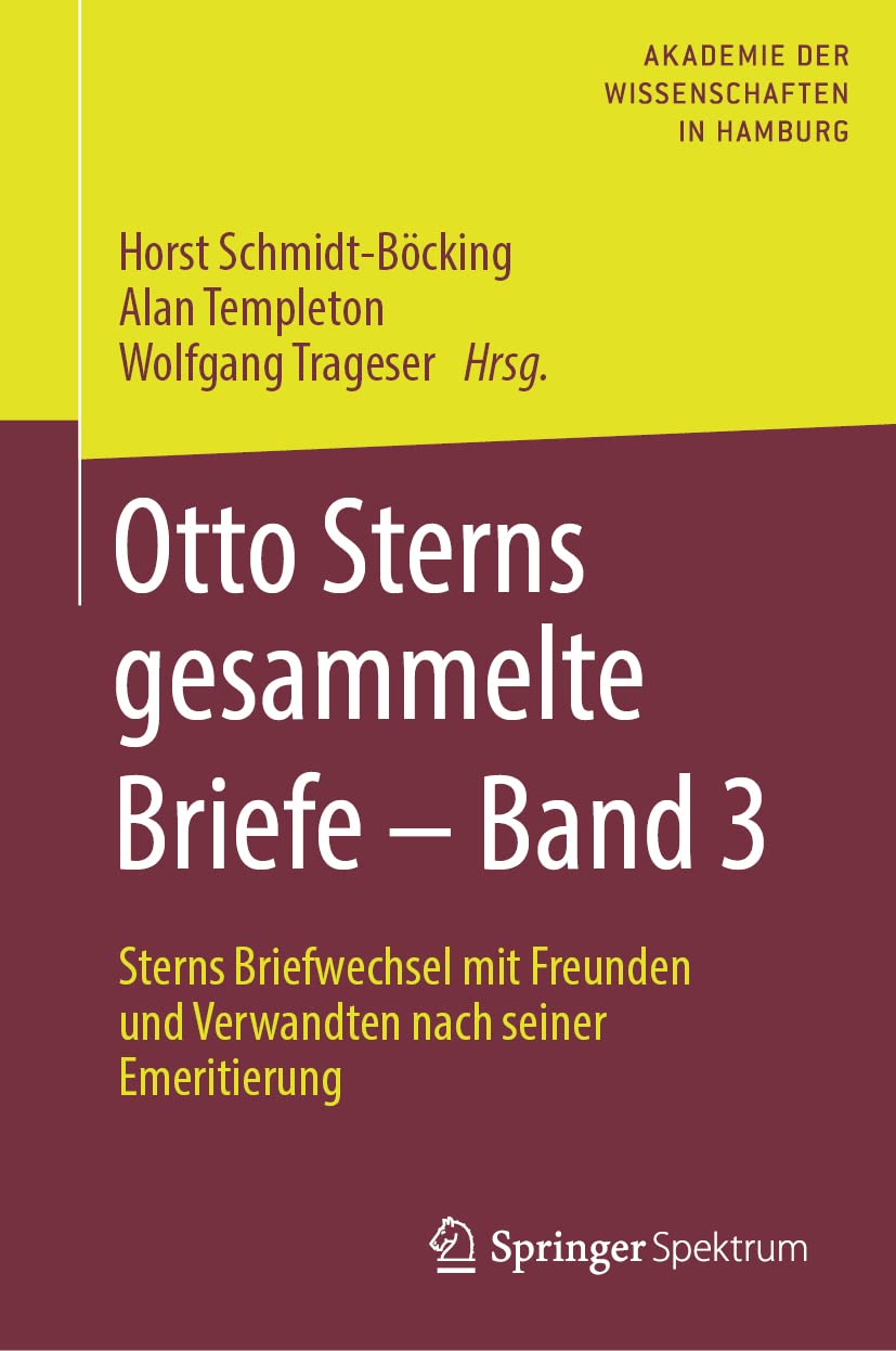 Product Image: Otto Sterns gesammelte Briefe - Band 3