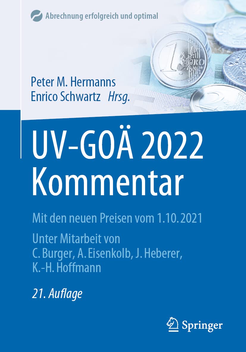 UV-GOÄ 2022 Kommentar Medicine Books