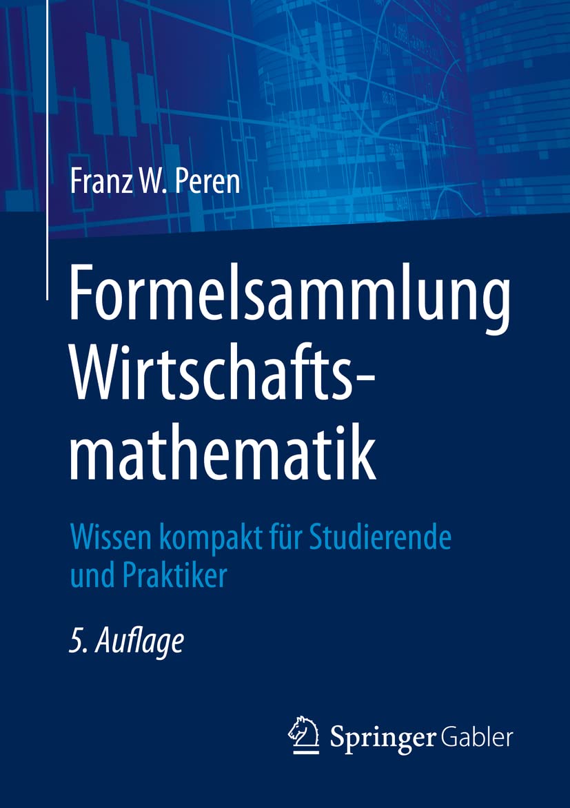 Formelsammlung Wirtschaftsmathematik Law