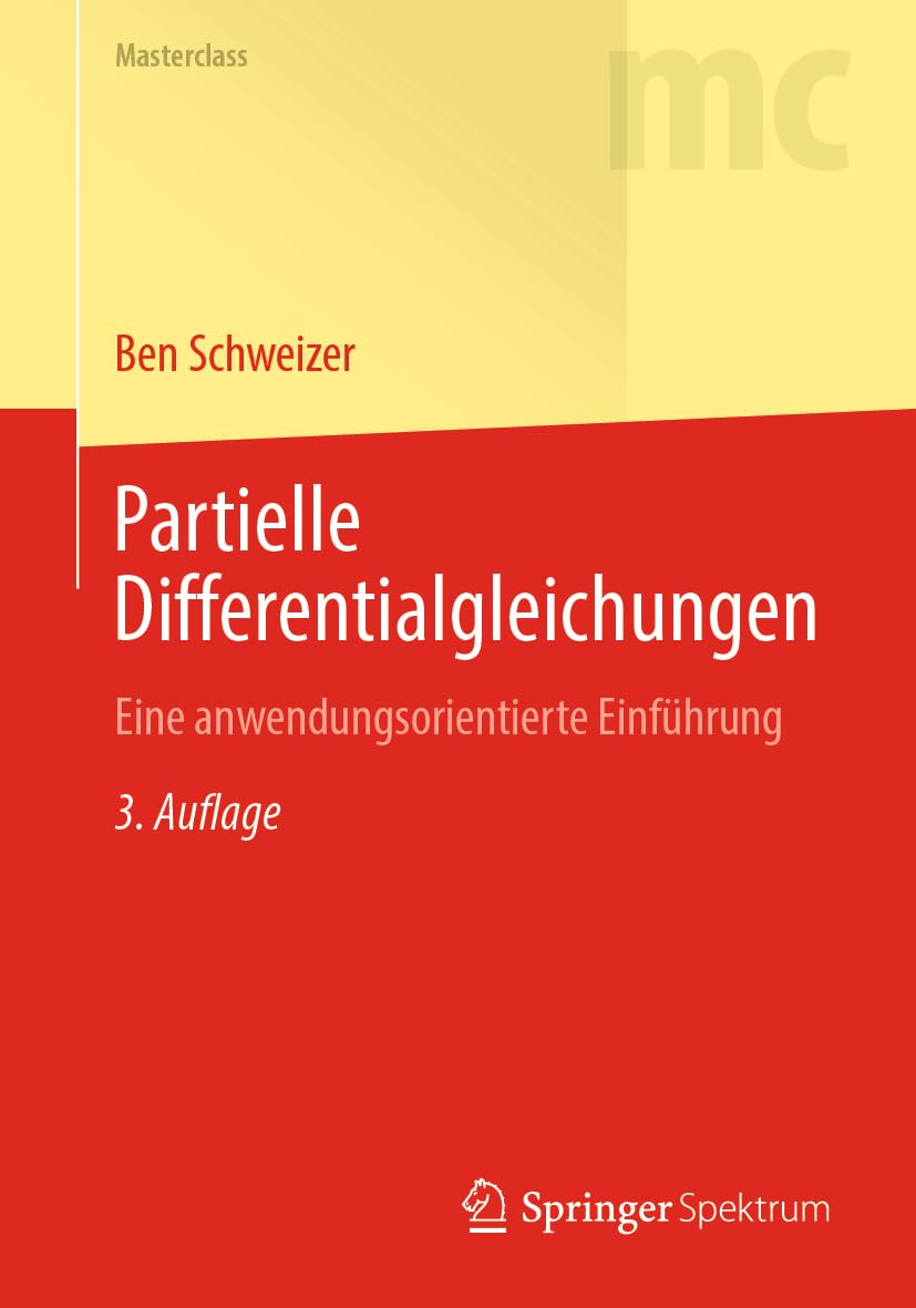 Product Image: Partielle Differentialgleichungen: Eine anwendungsorientierte Einführung (Masterclass)