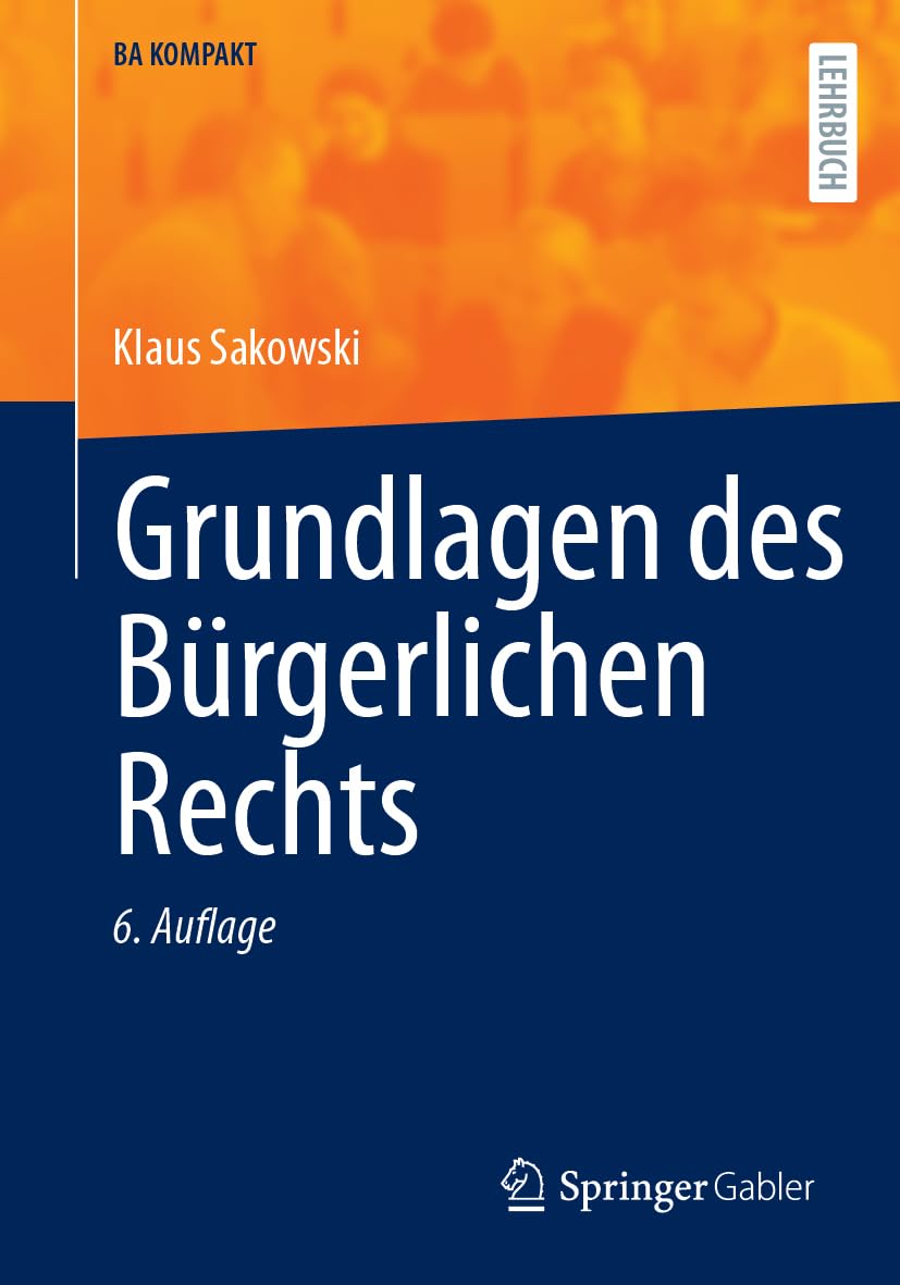 Grundlagen des Bürgerlichen Rechts Law