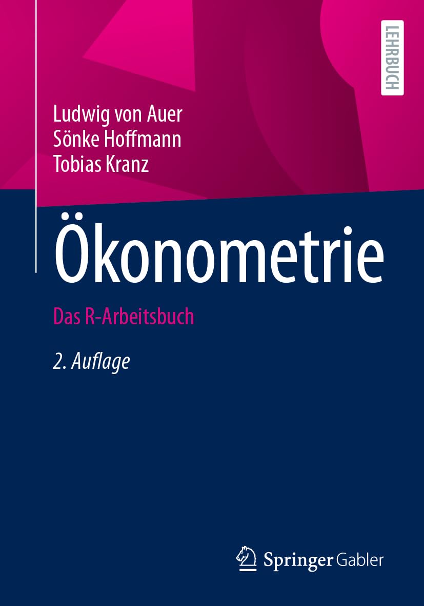 Product Image: Ökonometrie: Das R-Arbeitsbuch