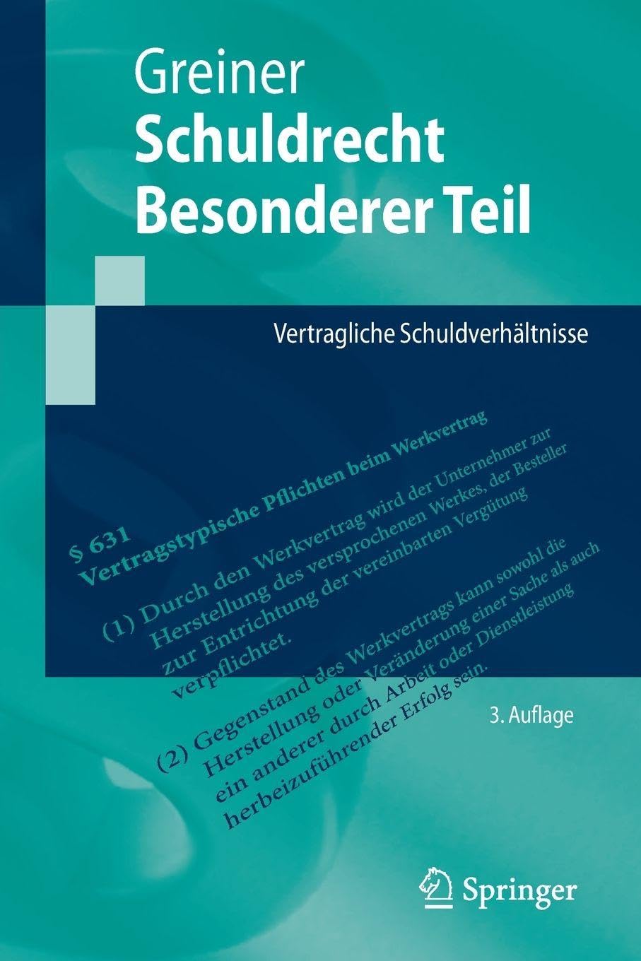 Product Image: Schuldrecht Besonderer Teil