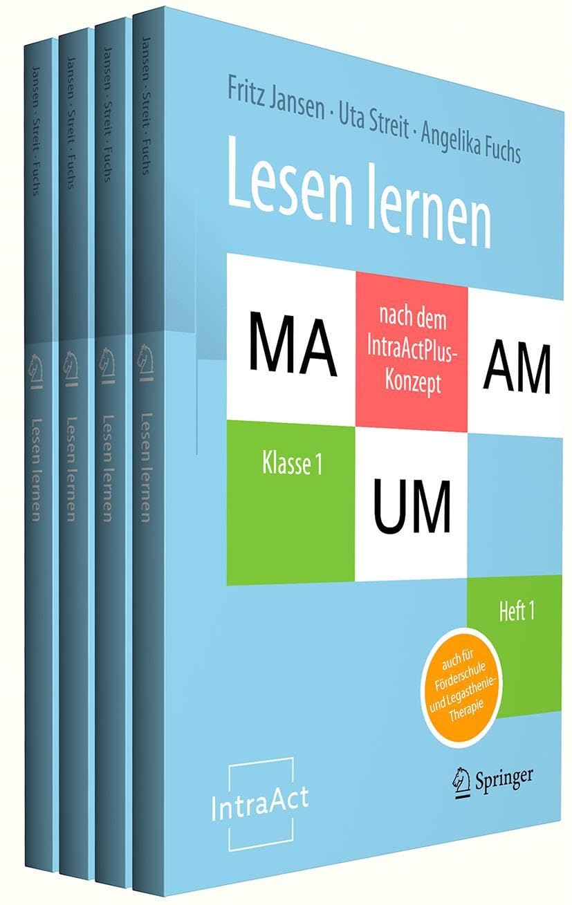 Lesen lernen nach dem IntraActPlus-Konzept Study Guides