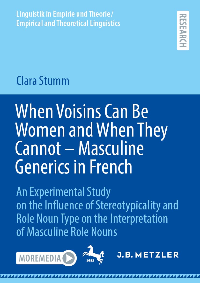When Voisins Can Be Women and When They Cannot - Masculine Generics in French Social Sciences