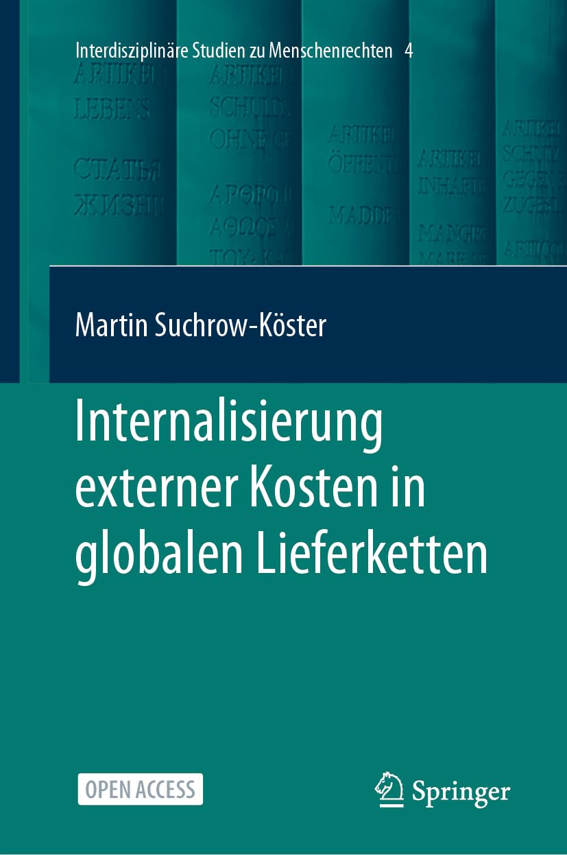 Internalisierung externer Kosten in globalen Lieferketten Law