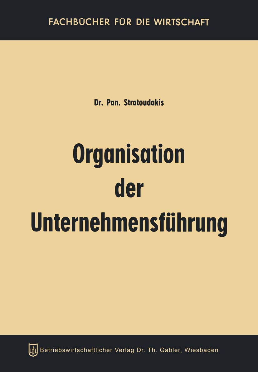 Organisation der Unternehmensführung (German Edition) Law