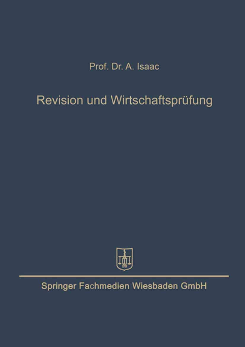 Revision und Wirtschaftsprüfung (German Edition) Law