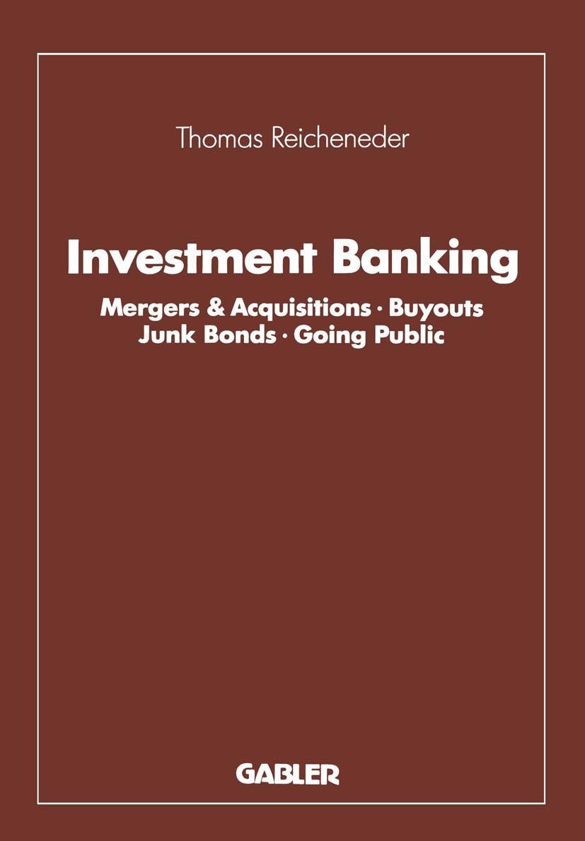 Investment Banking: Mergers & Acquisitions · Buyouts Junk Bonds · Going Public Law