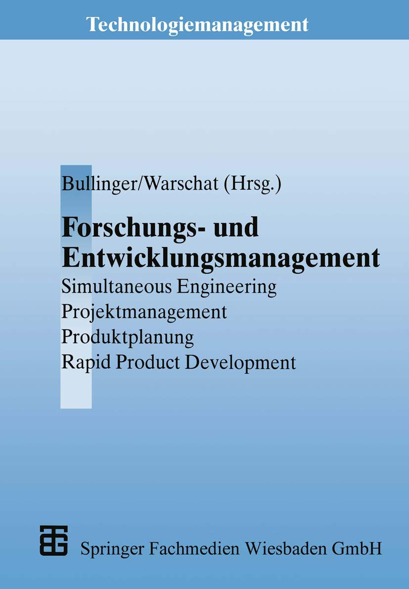 Forschungs- und Entwicklungsmanagement book