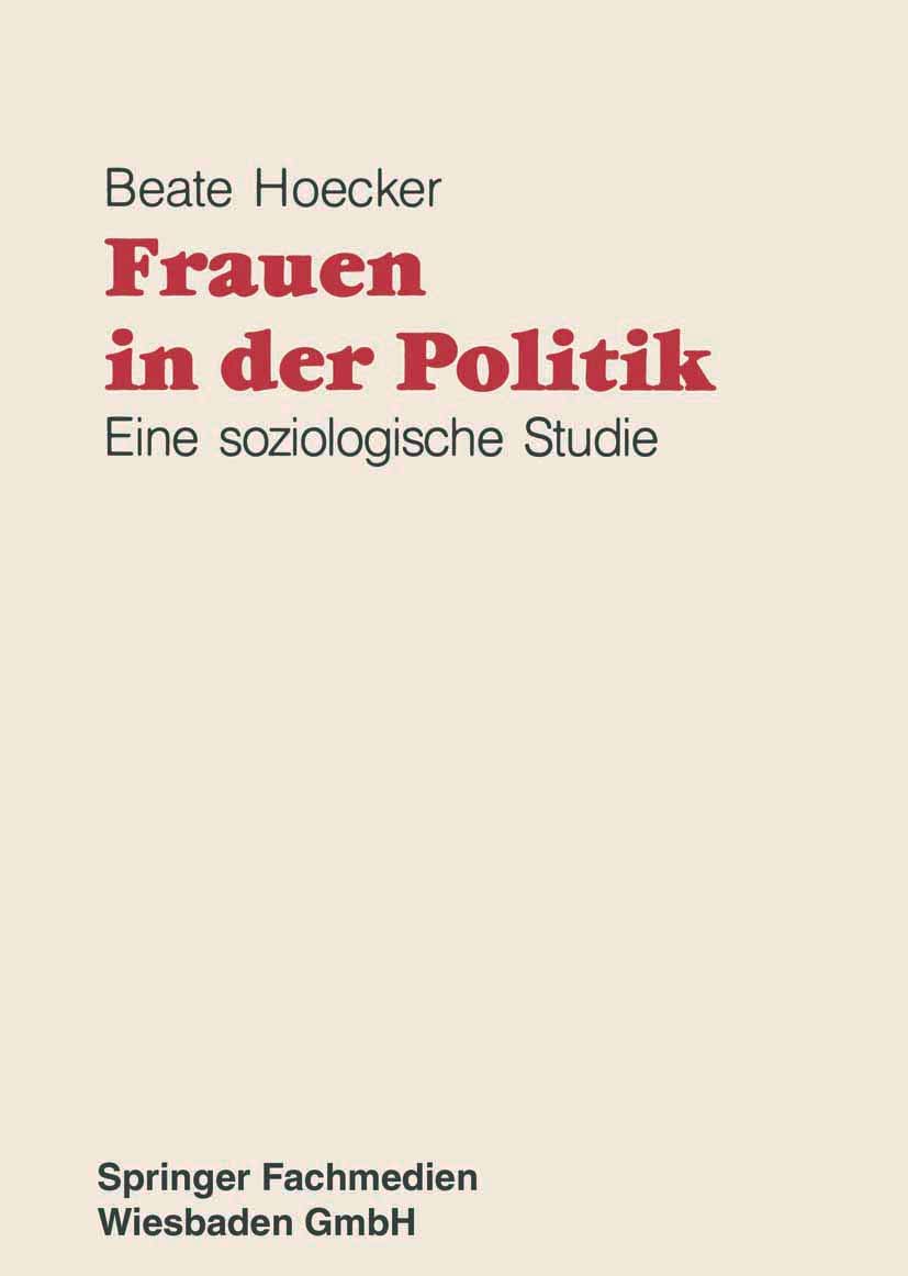 Frauen in der Politik: Eine soziologische Studie Law