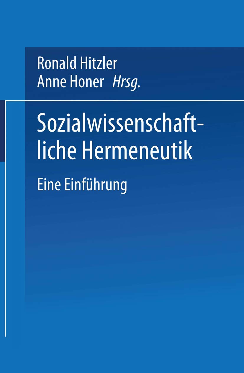 Sozialwissenschaftliche Hermeneutik Law