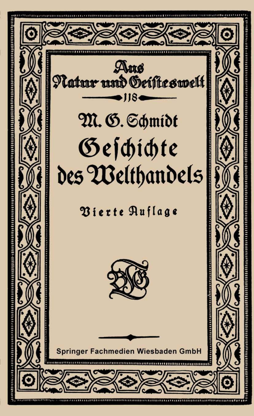 Geschichte des Welthandels (Aus Natur und Geisteswelt) (German Edition) Law