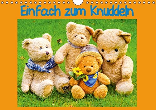Einfach zum Knuddeln / CH - Version (Wandkalender 2015 DIN A4 quer): Teddybären (Monatskalender, 14 Seiten) Calendars