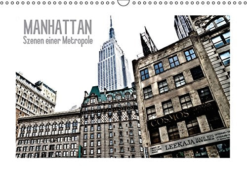 MANHATTAN – Szenen einer Metropole / CH - Version (Wandkalender 2015 DIN A3 quer): Moderne Top-Ansichten aus New York City (Monatskalender, 14 Seiten) Leisure, Home & Garden