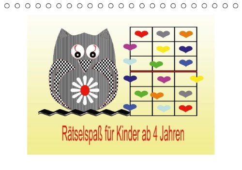 Rätselspaß für Kinder ab 4 Jahren/AT-Version (Tischkalender 2015 DIN A5 quer): Kleine Rätsel für schlaue Kinder (Monatskalender, 14 Seiten) Calendars