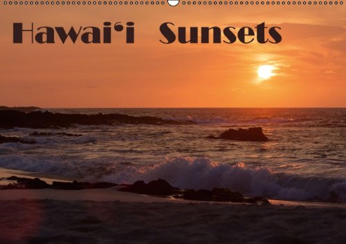 Hawai'i Sunsets / CH-Version (Wandkalender 2015 DIN A2 quer): Sunsets auf den vier Hauptinseln Hawaiis (Monatskalender, 14 Seiten) (CALVENDO Orte) Leisure, Home & Garden