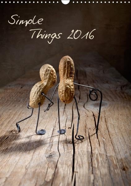Simple Things 2016 (Wandkalender 2016 DIN A3 hoch): Kleine Geschichten mit Erdnussmännchen (Monatskalender, 14 Seiten ) (CALVENDO Spass) Leisure, Home & Garden