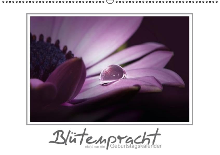 Blütenpracht, nicht nur ein Geburtstagskalender (Wandkalender 2016 DIN A2 quer): Mit wunderschönen Blütenbildern durch das ganze Jahr (Geburtstagskalender, 14 Seiten ) (CALVENDO Natur) Calendars