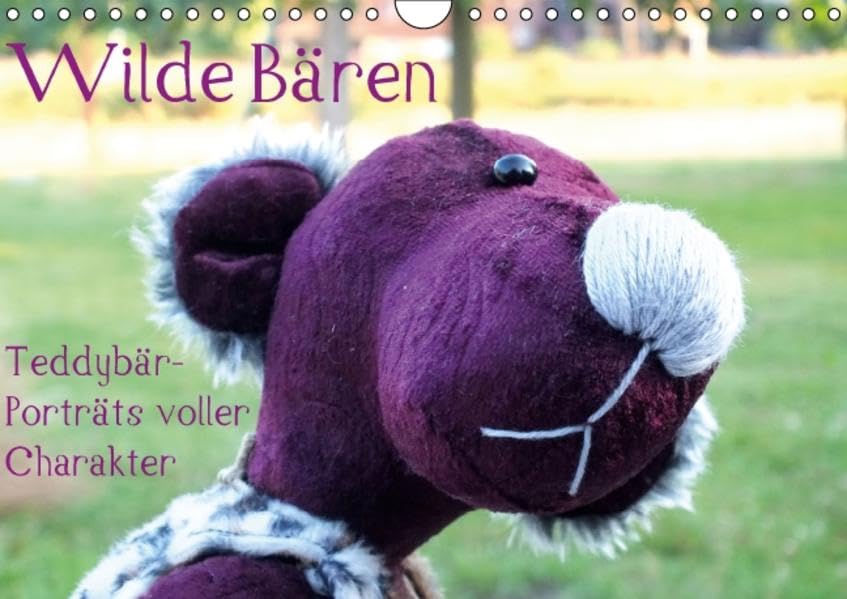 Wilde Bären - Teddybär-Porträts voller Charakter (Wandkalender 2016 DIN A4 quer): Ein Kalender mit Porträts eigenwilliger, charakterstarker Künstlerbären (Monatskalender, 14 Seiten ) (CALVENDO Hobbys) Calendars