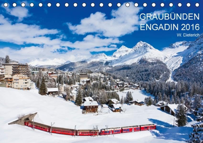 Graubünden Engadin 2016 (Tischkalender 2016 DIN A5 quer): Graubünden mit dem Engadin in 13 faszinierenden Aufnahmen (Monatskalender, 14 Seiten ) (CALVENDO Orte) Leisure, Home & Garden