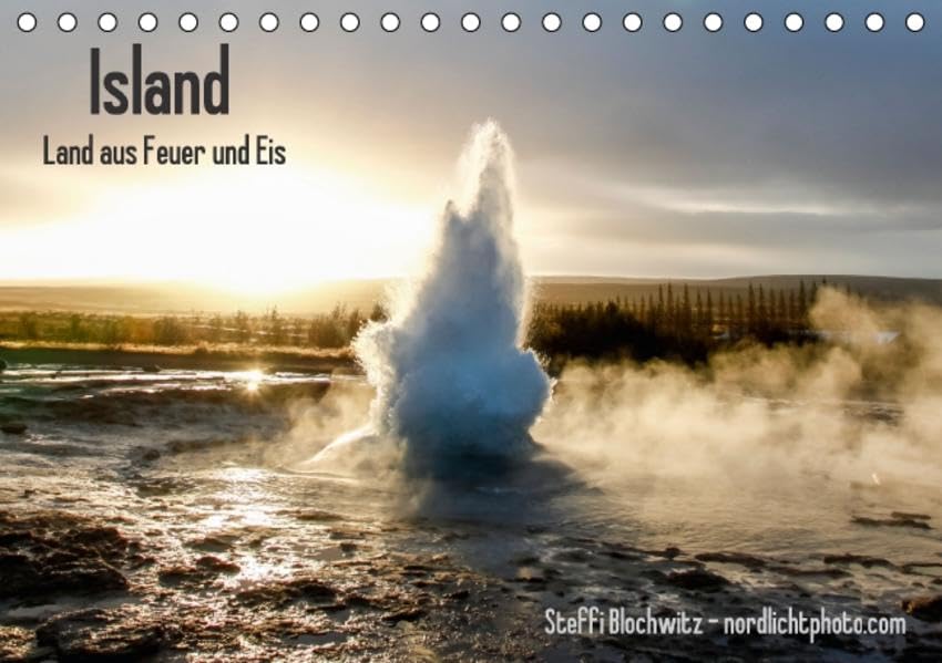 Island - Land aus Feuer und Eis (Tischkalender 2016 DIN A5 quer): Island von nordlichtphoto.com (Monatskalender, 14 Seiten ) (CALVENDO Orte) Leisure, Home & Garden