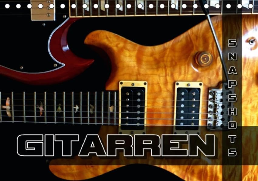 Gitarren Snapshots (Tischkalender 2016 DIN A5 quer): Ablichtungen elektrischer Gitarrenschönheiten. (Monatskalender, 14 Seiten ) (CALVENDO Kunst) Calendars