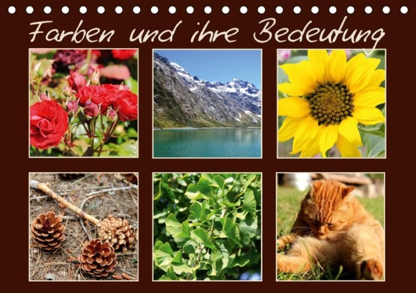 Farben und ihre Bedeutung (Tischkalender 2016 DIN A5 quer): Lernen Sie 12 Farben in ihrer Bedeutung und Charakteristik kennen. (Monatskalender, 14 Seiten ) (CALVENDO Wissen) Calendars