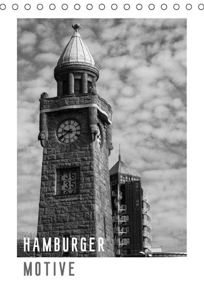 HAMBURGER MOTIVE (Tischkalender 2016 DIN A5 hoch): Bunte Vielfalt, aber in Schwarzweiß (Monatskalender, 14 Seiten ) (CALVENDO Orte) Photography