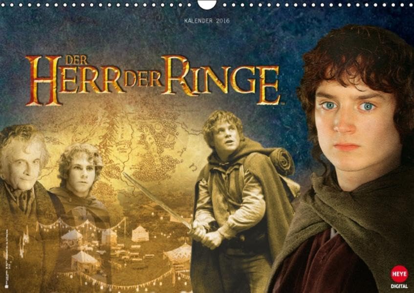 Der Herr der Ringe – Hobbits (Wandkalender 2016 DIN A3 quer): Ein Kalender rund um Mittelerdes unterschätztestes Volk! (Monatskalender, 14 Seiten) (CALVENDO Wissenschaft) Calendars