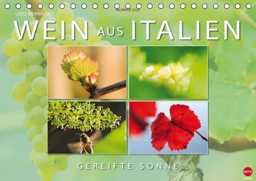 Wein aus Italien Gereifte Sonne (Tischkalender 2016 DIN A5 quer): Entdecken Sie das sonnige Leben des Weines (Monatskalender, 14 Seiten) (CALVENDO Lifestyle) Leisure, Home & Garden
