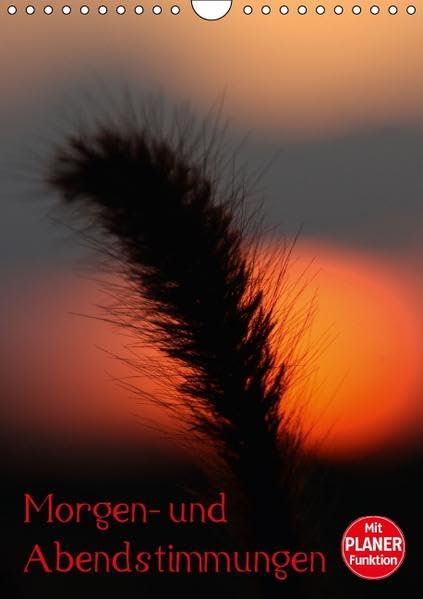 Morgen- und Abendstimmungen (Wandkalender 2016 DIN A4 hoch): Die herrlichen Farben die der Morgen und Abend bringen kann (Planer, 14 Seiten ) (CALVENDO Natur) Garden & Plants