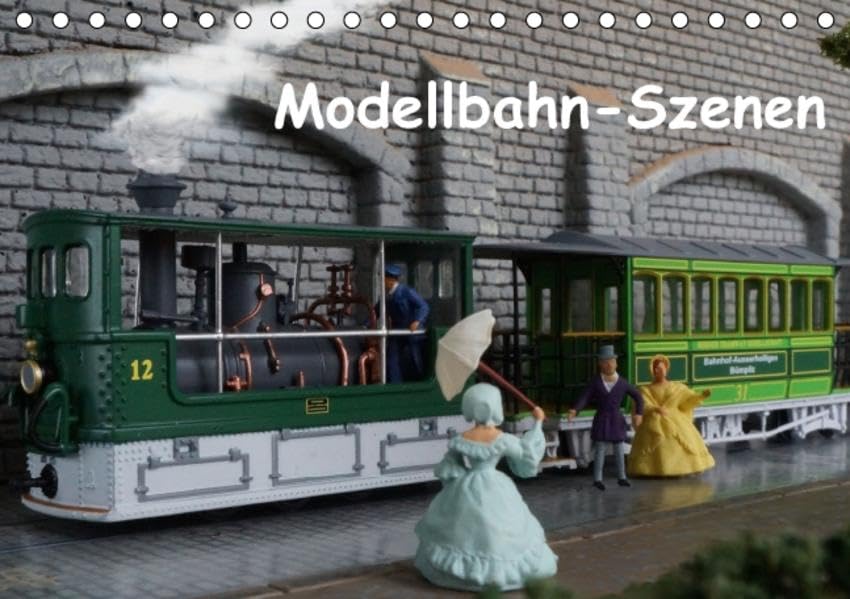 Modellbahn-Szenen (Tischkalender 2016 DIN A5 quer): Bahnen in H0, TT und N (Geburtstagskalender, 14 Seiten ) (CALVENDO Hobbys) Living & Furnishing