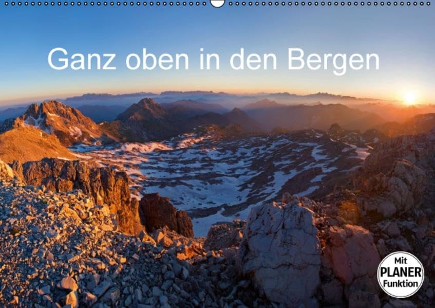 Ganz oben in den BergenAT-Version (Wandkalender 2016 DIN A2 quer): ...ist man dem Himmel ein Stück näher (Geburtstagskalender, 14 Seiten ) (CALVENDO Natur) Living & Furnishing