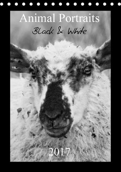 Animal Portraits Black & White 2017 (Tischkalender 2017 DIN A5 hoch): Schwarzweiße Portraits von tierischen Gesichtern. (Monatskalender, 14 Seiten ) (CALVENDO Tiere) Photography