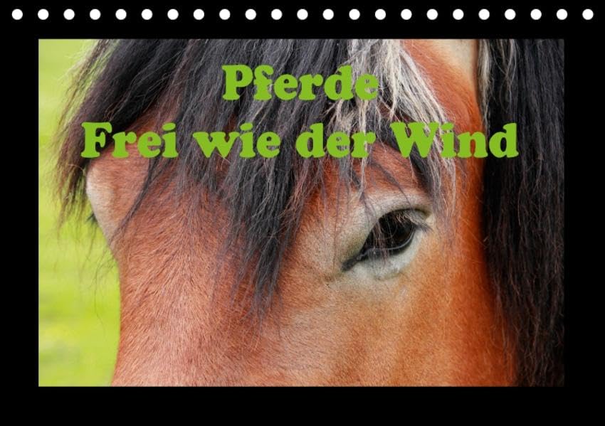 Pferde Frei wie der Wind (Tischkalender 2017 DIN A5 quer): Fotokalender von Pferden (Monatskalender, 14 Seiten ) (CALVENDO Tiere) Natural Sciences